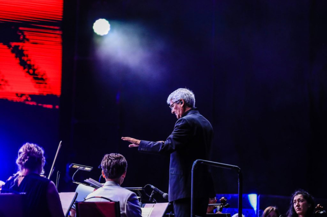 Richard Balcombe, conducting the BBC Concert Orchestra, Malta 2022